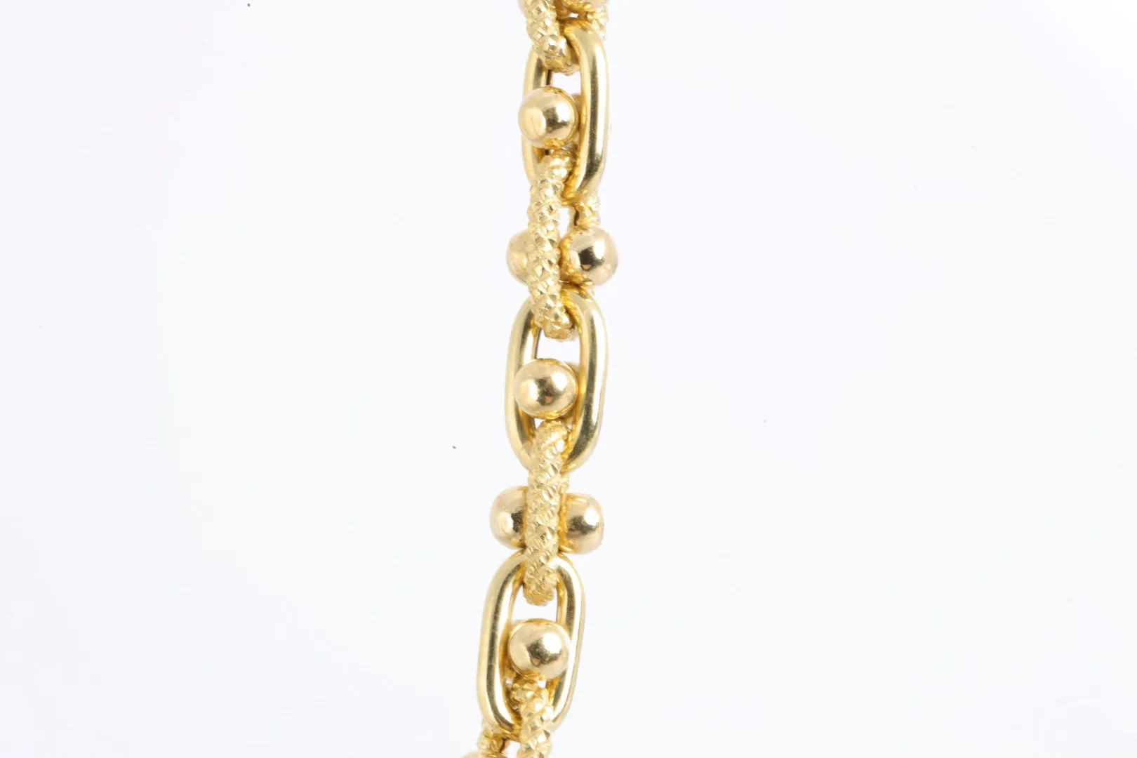 17" 18k Yellow Gold Ball & Link Chain (23.00g.)