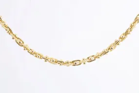 17" 18k Yellow Gold Ball & Link Chain (23.00g.)