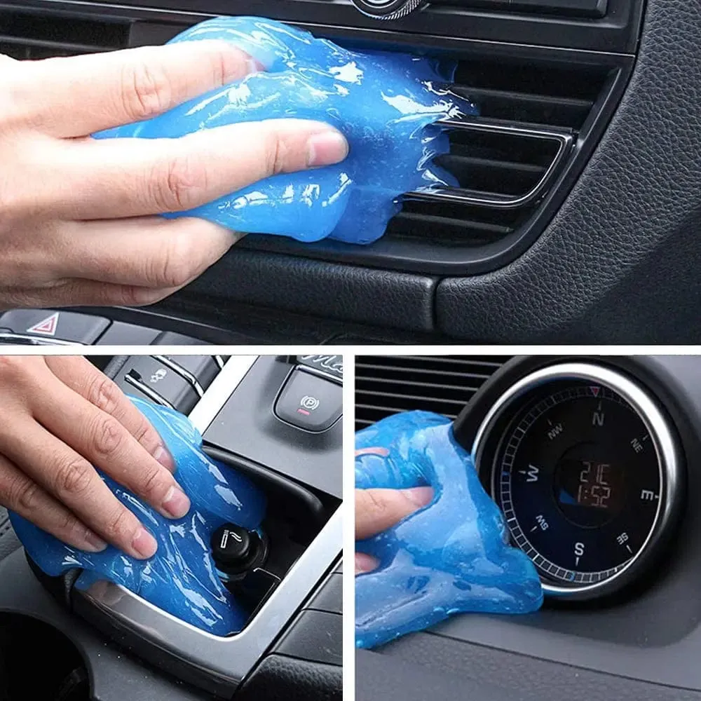 200g Car Interior Air Vent Dashboard Cleaning Glue Slime Dust Remover Gel Care Home Computer Keyboard Gap Corner Cleaner Mud Can