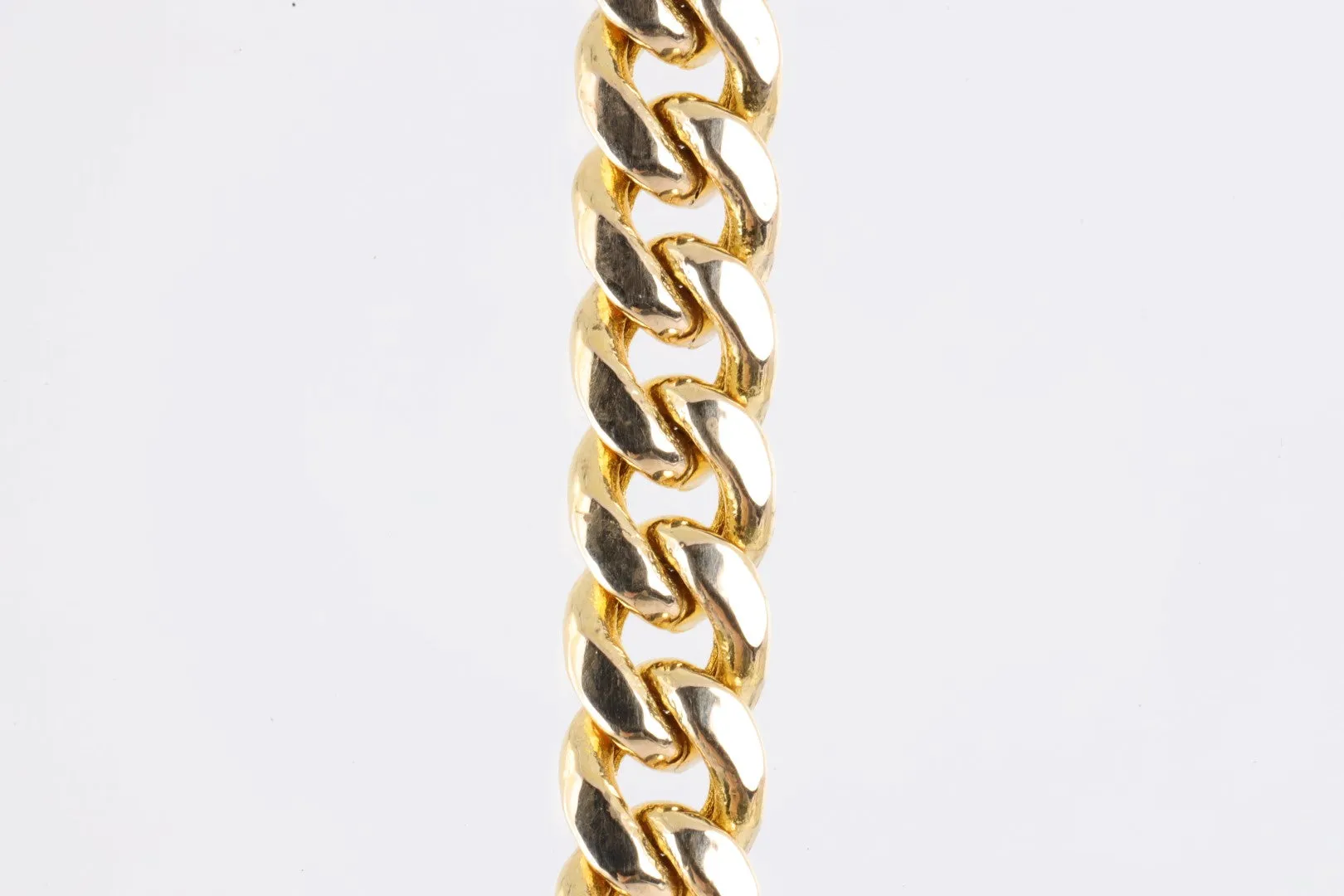 24" 14k Yellow Gold Curb Chain (34.36g.)