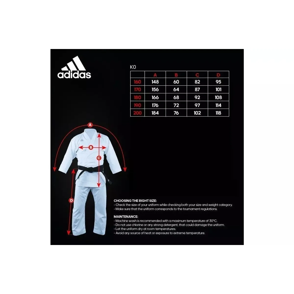 adidas Adi-Zero Kumite WKF Karate Gi Ultra Light Stripes