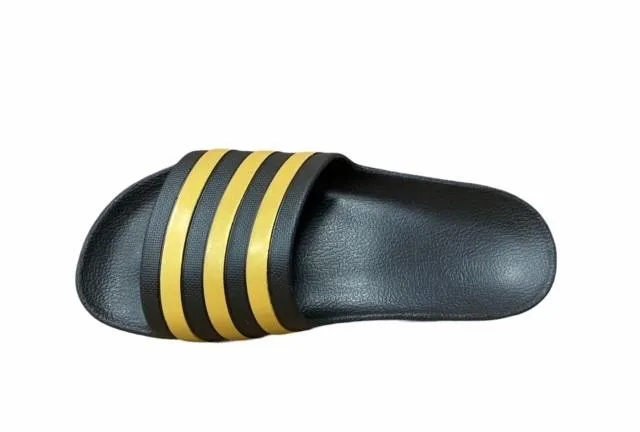 Adidas Adilette Aqua EG1758 black-gold swimming pool and sea slipper 