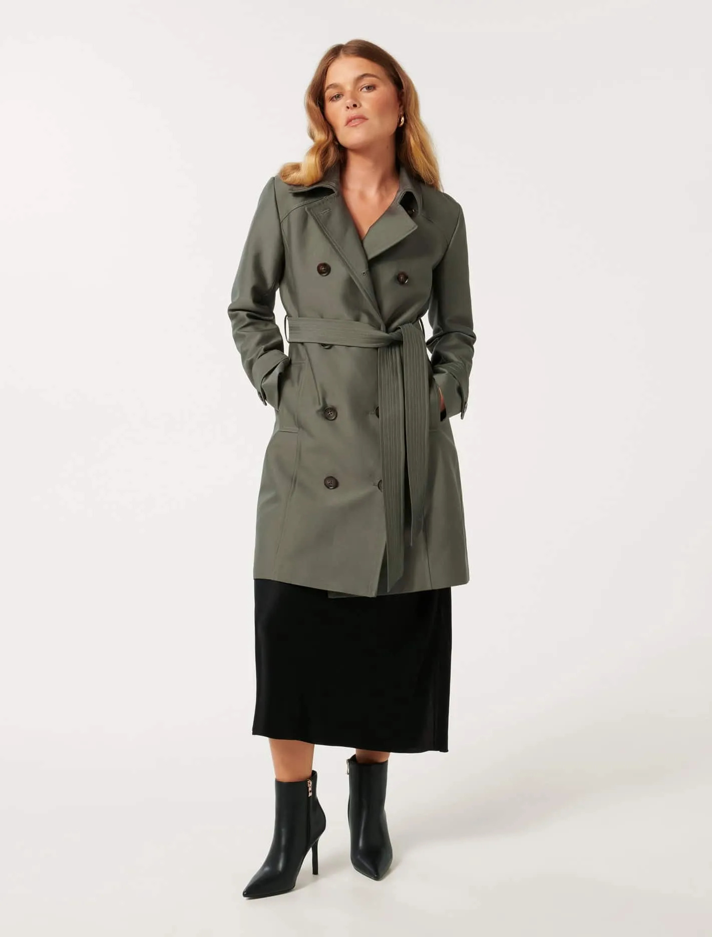 Alicia Petite Short Trench Coat