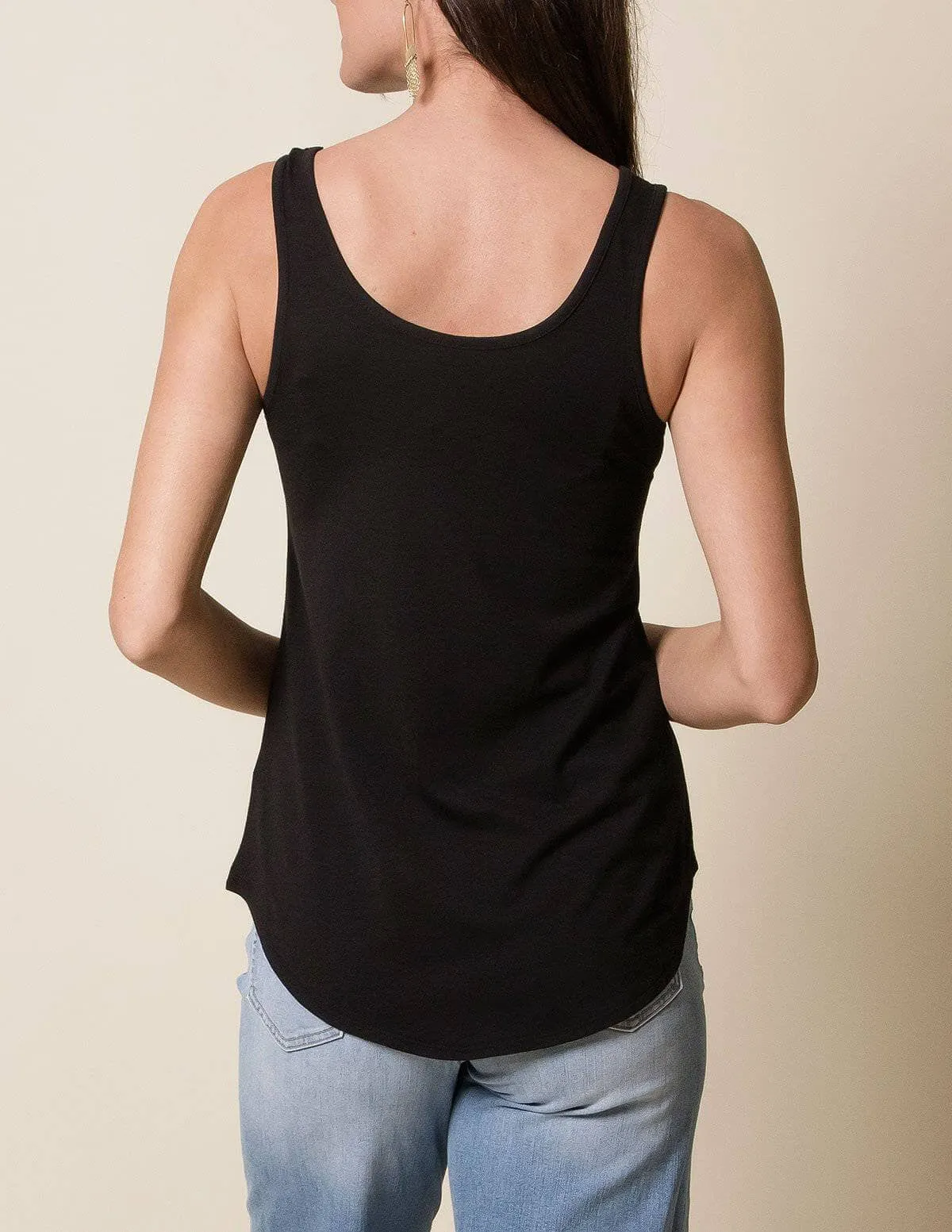 Bamboo / Organic Cotton Hi-Low Tank