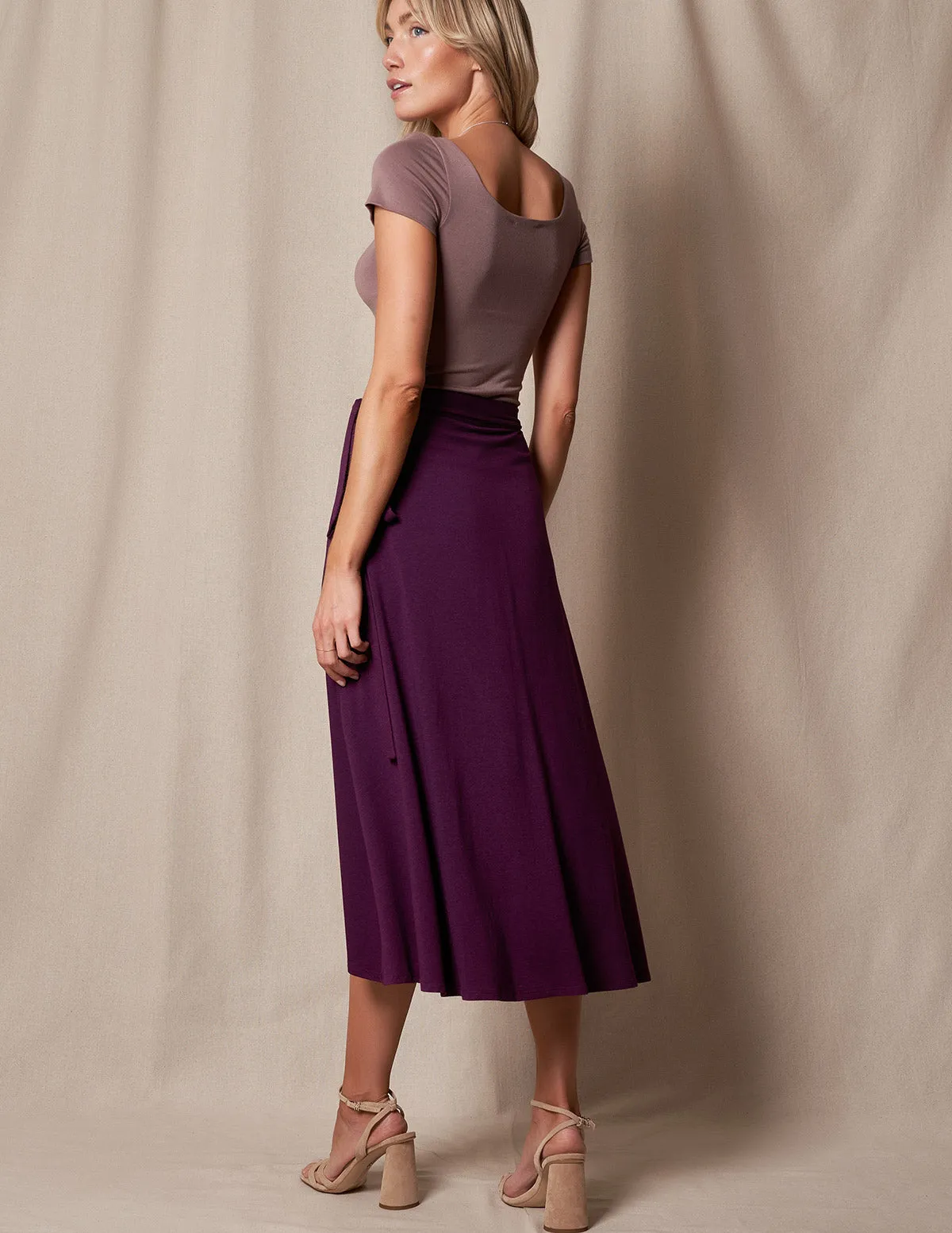 Bamboo / Organic Cotton Wrap Skirt