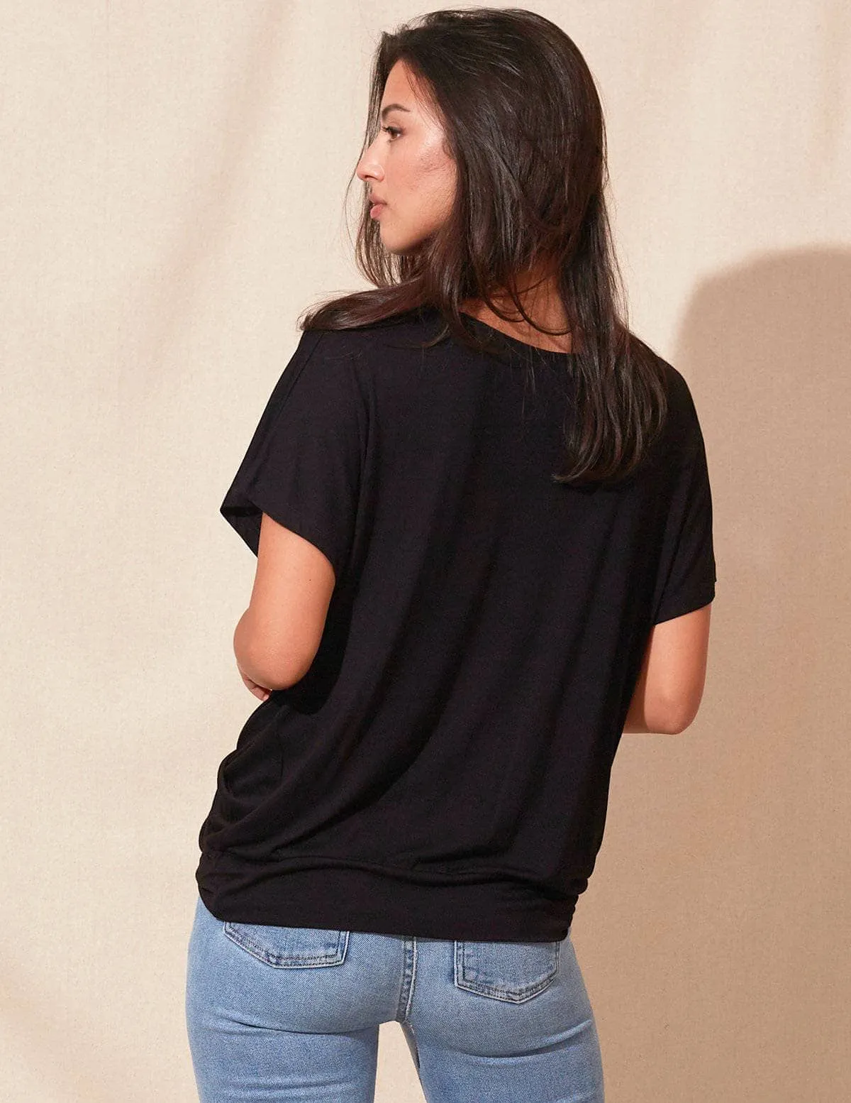 Bamboo Twist Front Top