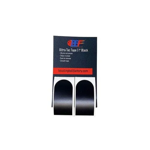 Bowlingballfactory.com Ultra Tac Bowling Thumb Tape 36 Pre-Cut Pieces 1 Black