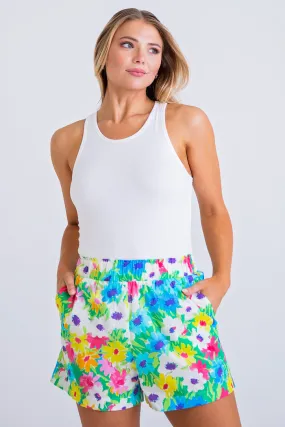 Bright Floral Shorts