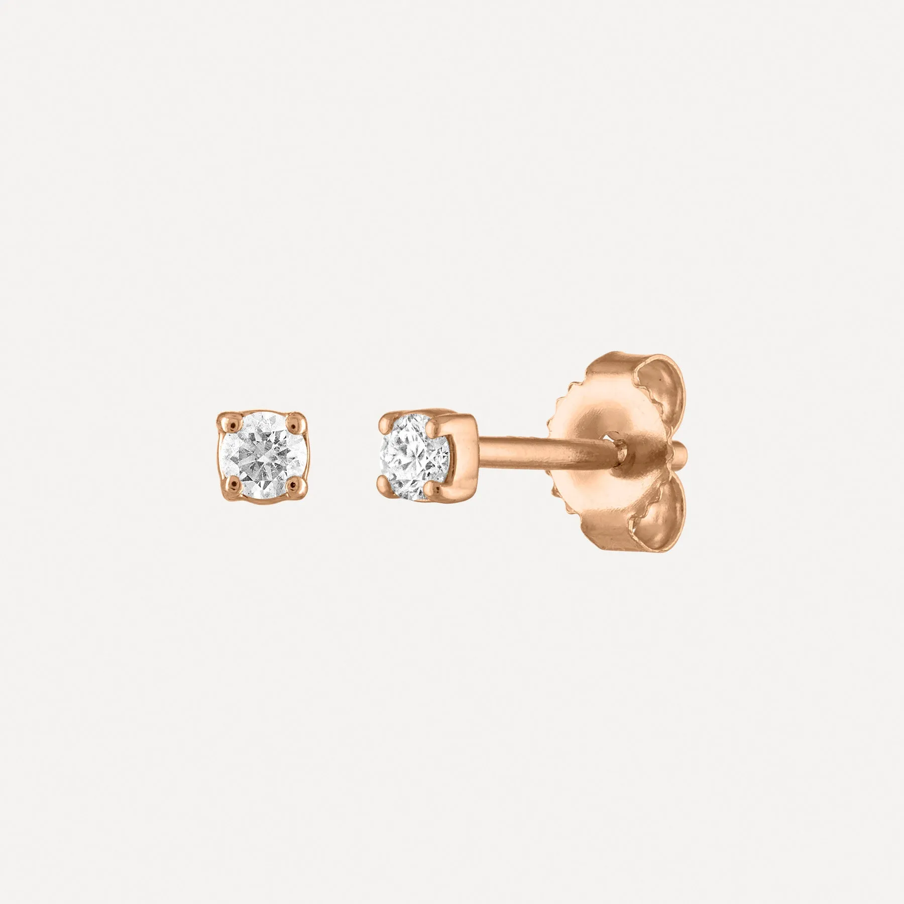 Classic Diamond Stud Earrings