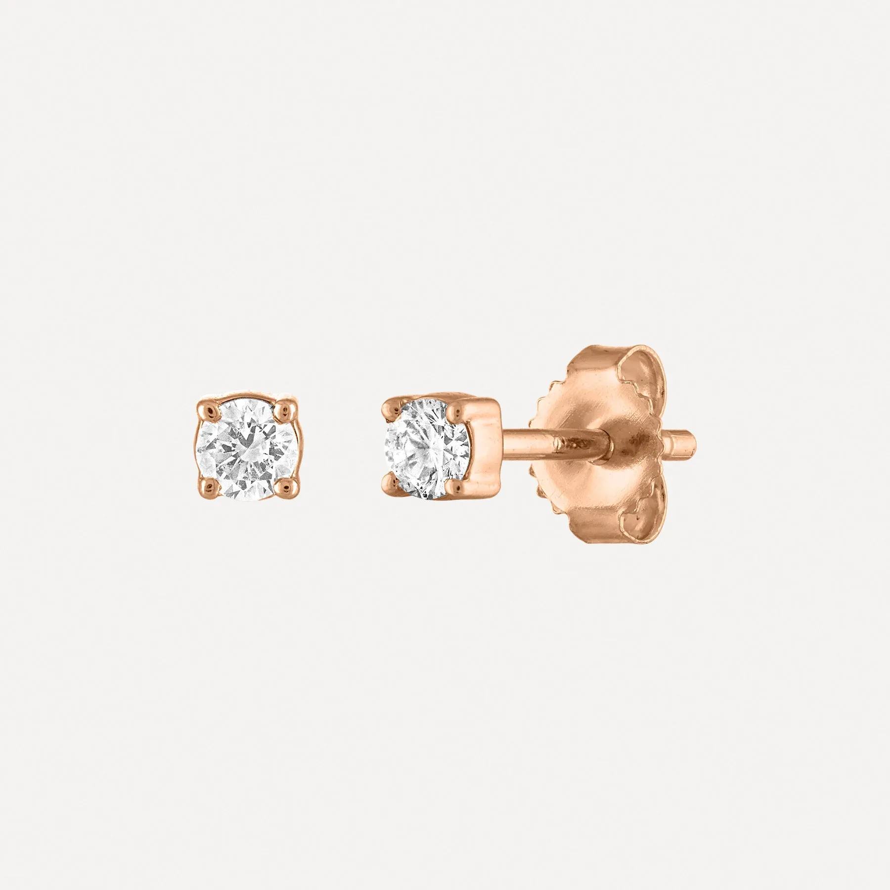 Classic Diamond Stud Earrings