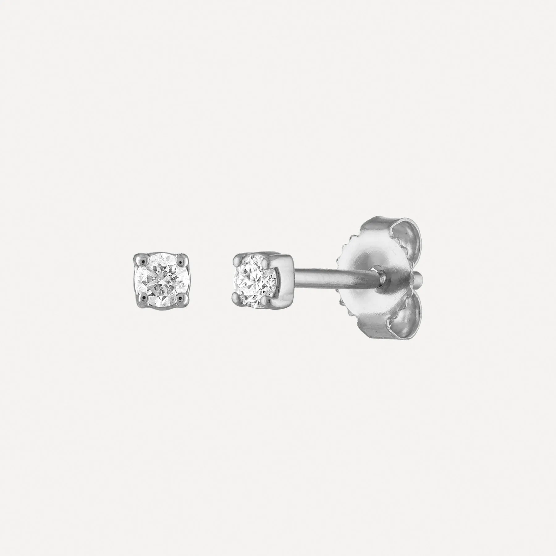 Classic Diamond Stud Earrings