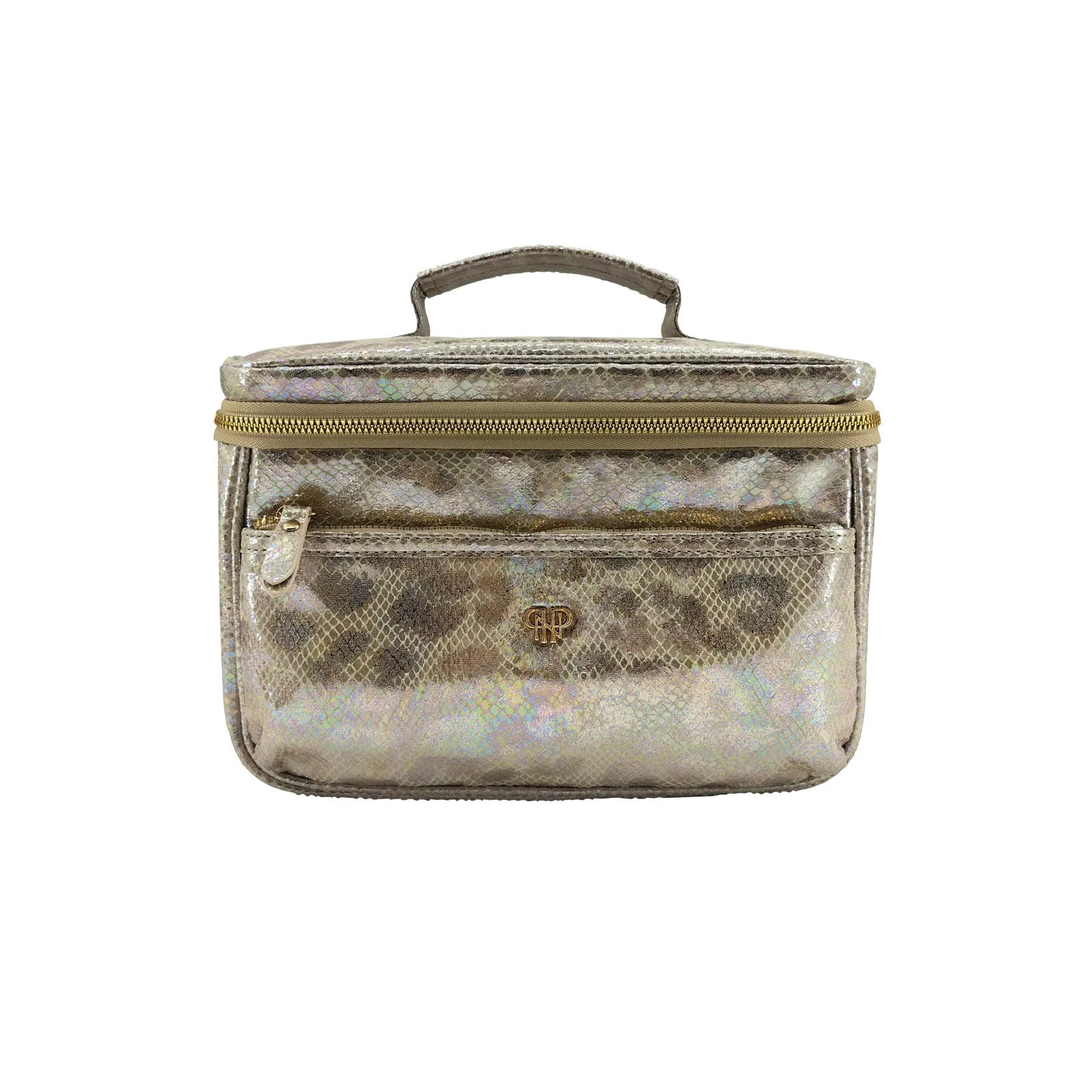 Classic Train Case - Glimmer Leopard