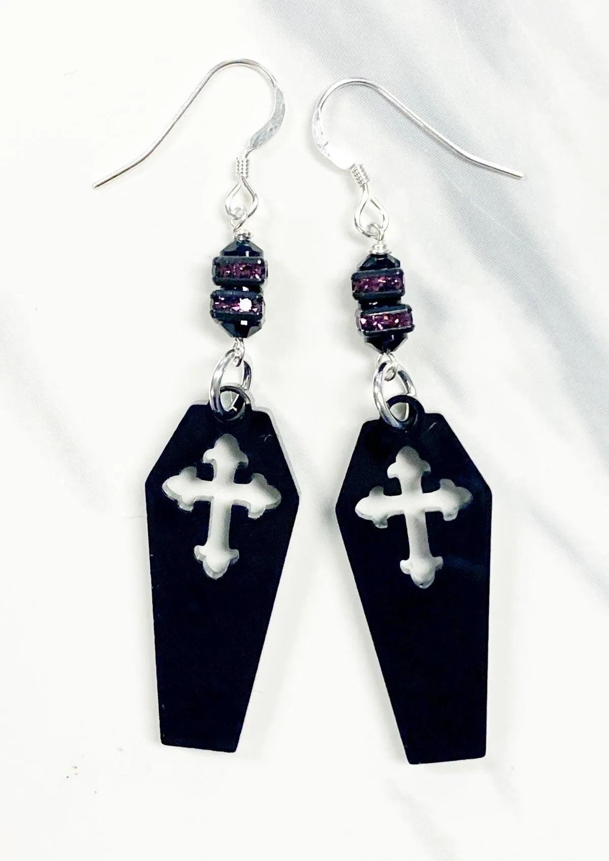 Coffin Halloween Earring Kit