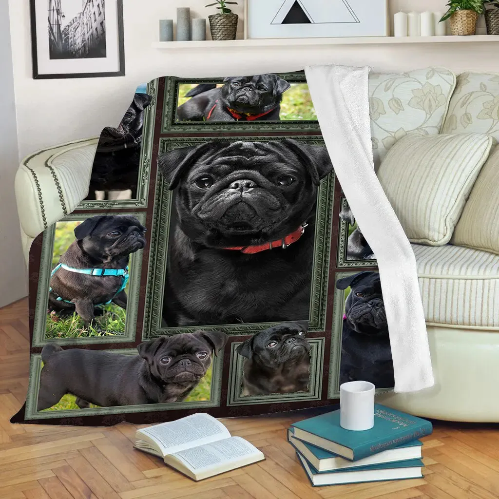 Couverture Pug Such A Cute Black - CT28092224