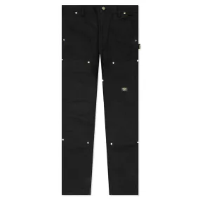 Double Knee Pant - Anthracite Black