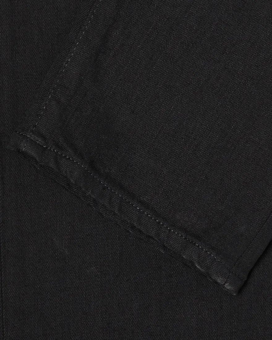 EDWIN Slim Tapered Jeans Black Rinsed Made in Japan