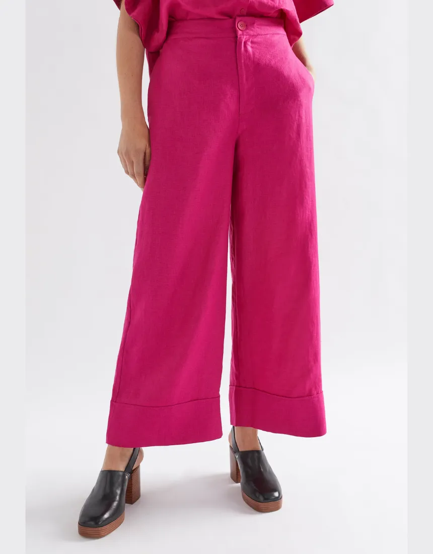 Elk - Anneli Light Linen Pant Bright Pink