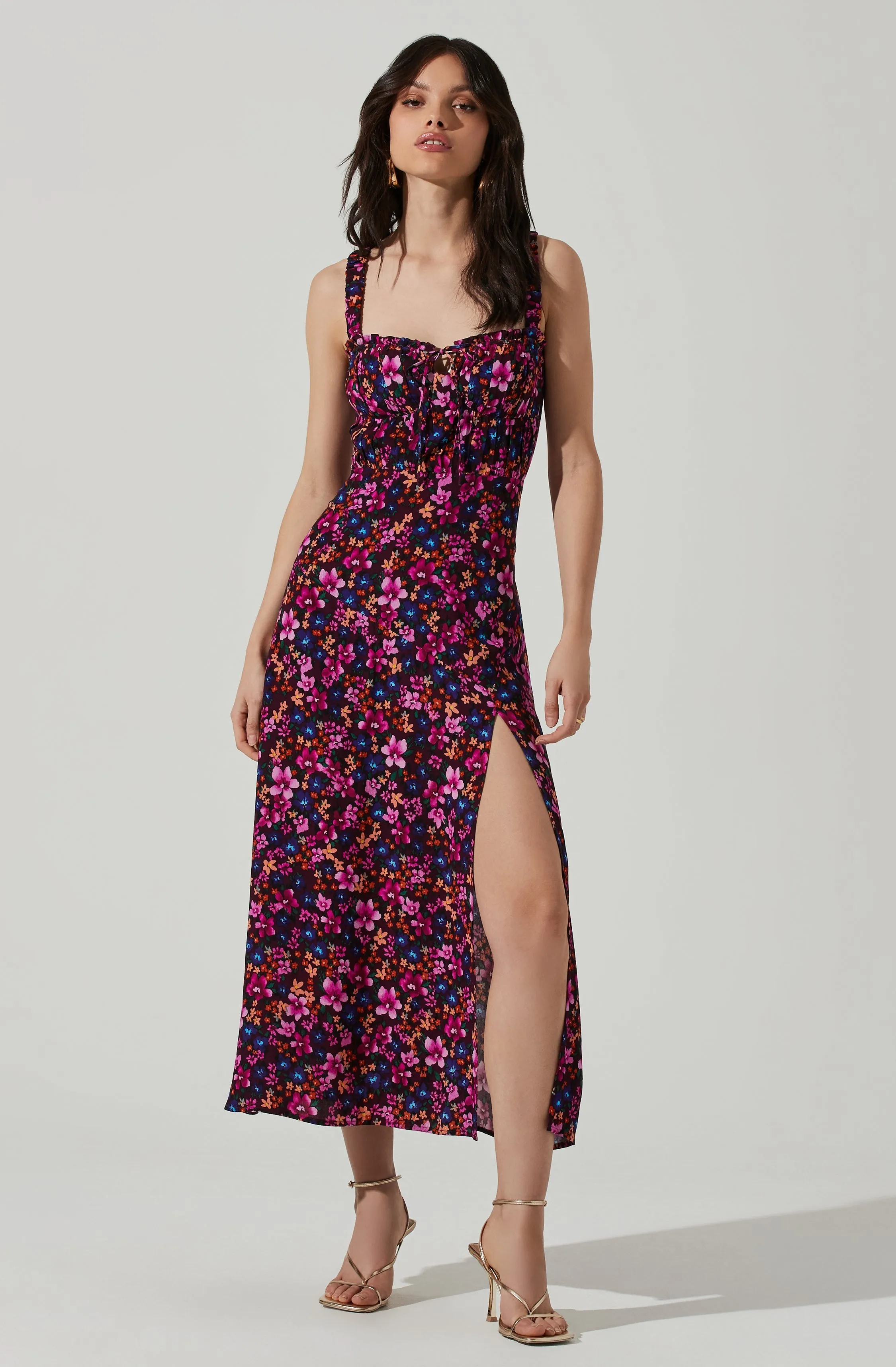 Elsie Floral Midi Dress