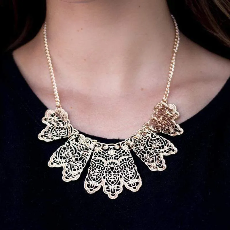 Empire State Shimmer Gold Necklace