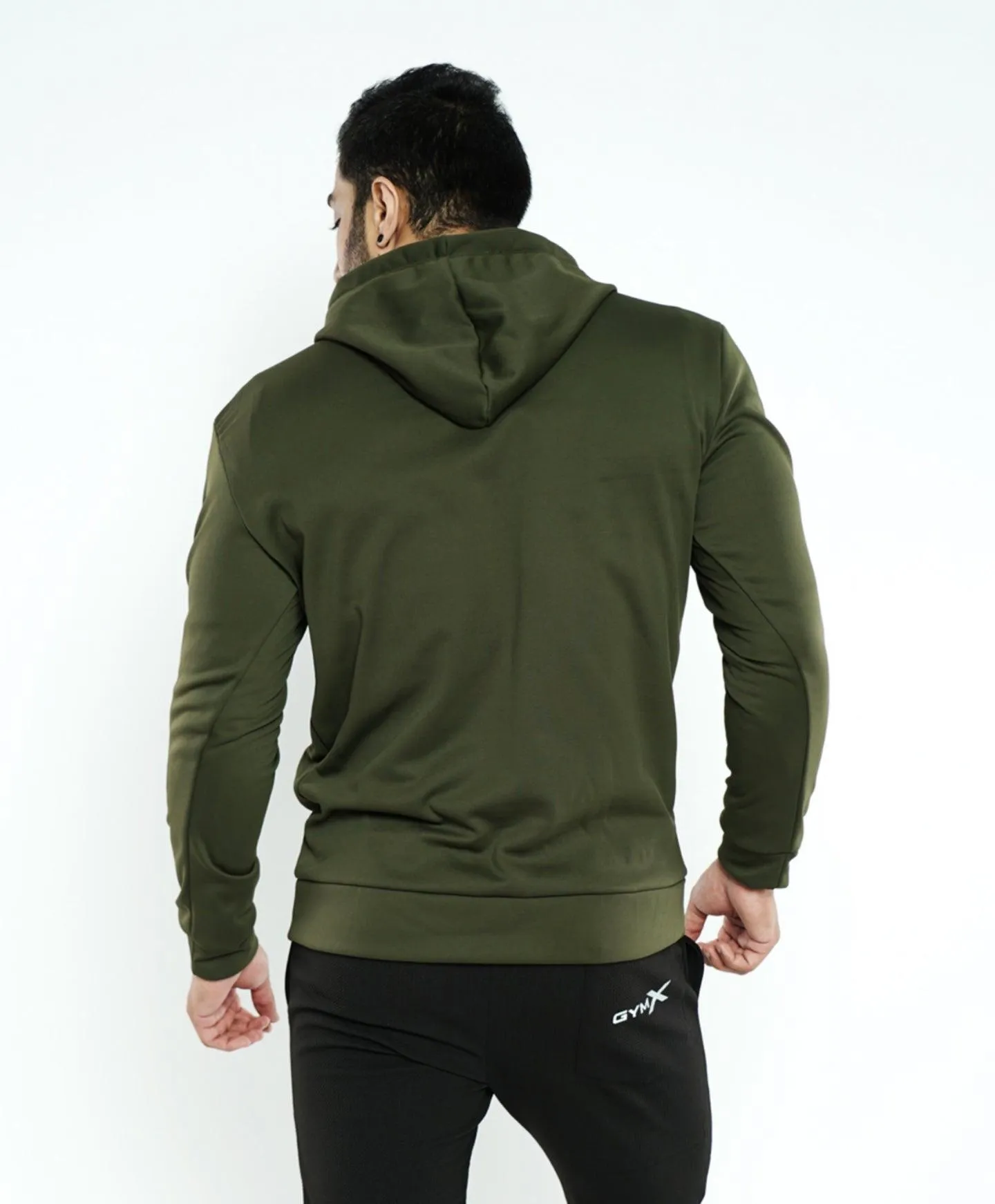 Fleece Tech Pullover- Olive Green - Sale