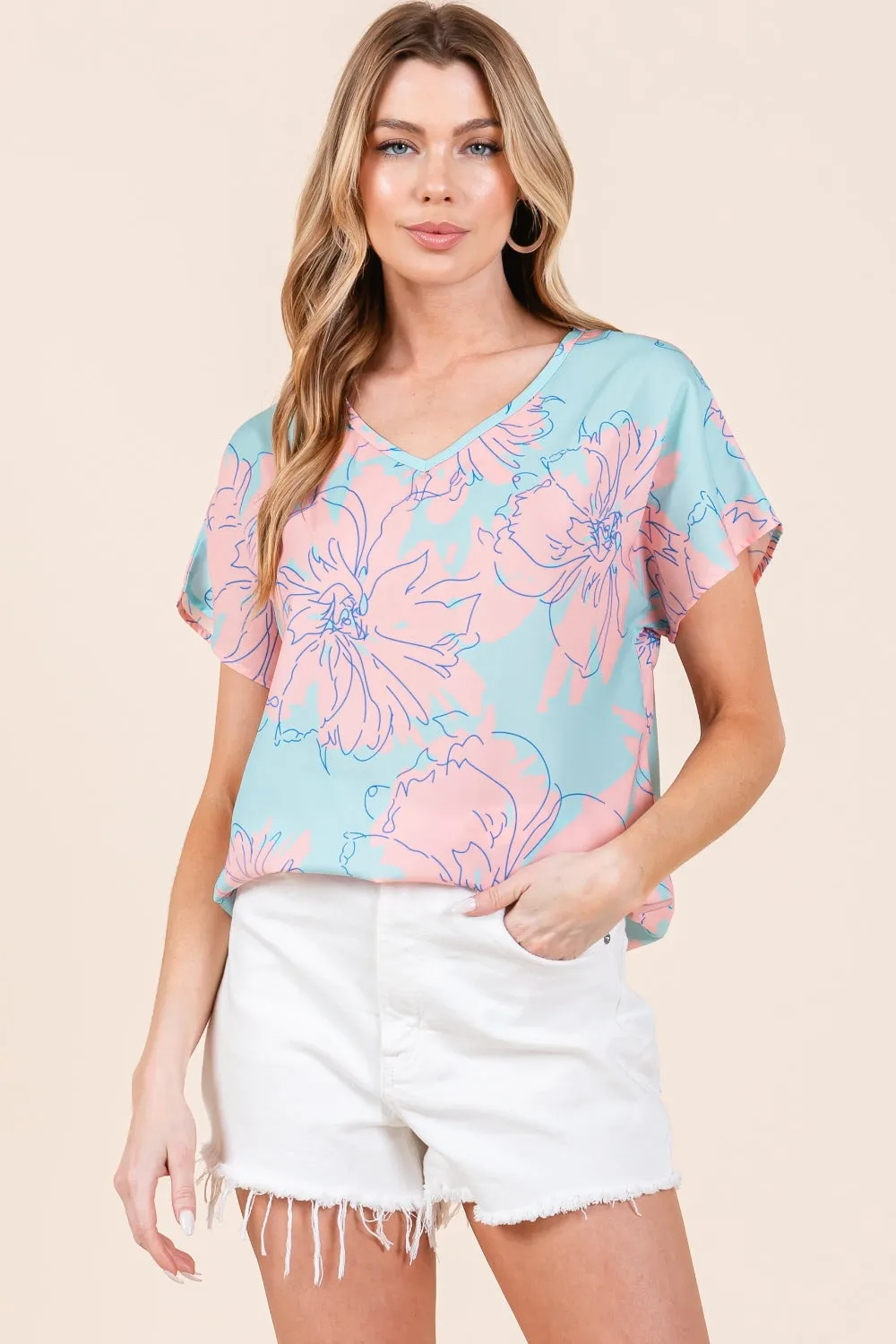 Floral Short Sleeve T-Shirt