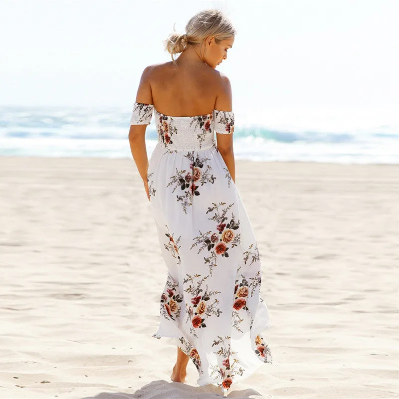 Floral Slit Maxi Dress