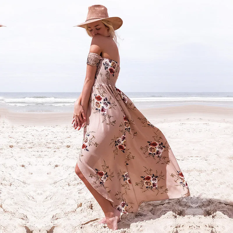 Floral Slit Maxi Dress