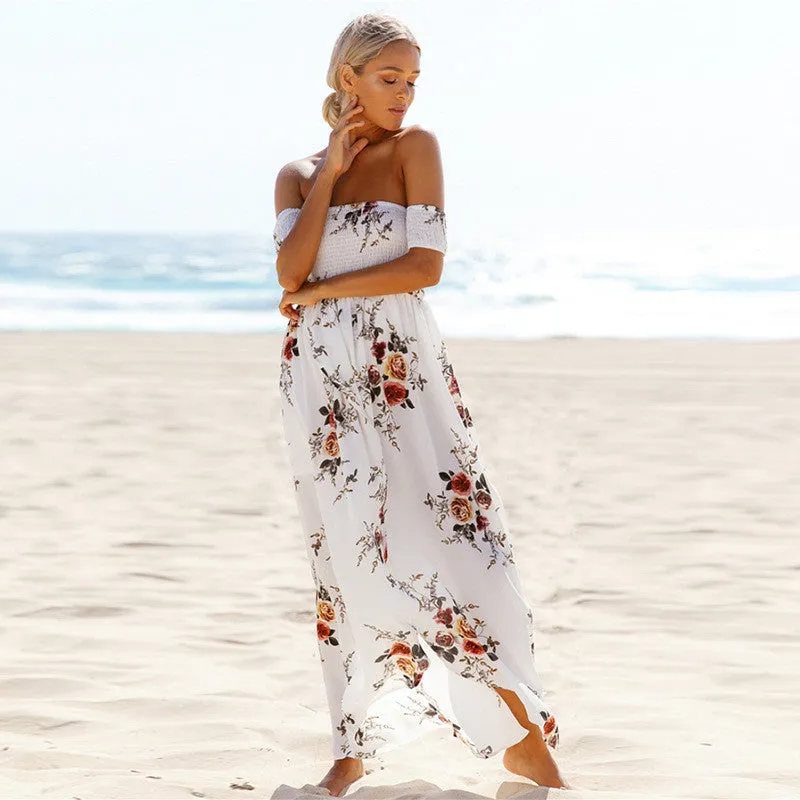 Floral Slit Maxi Dress