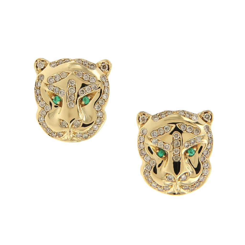 Gaia Fine Khan Stud Earrings