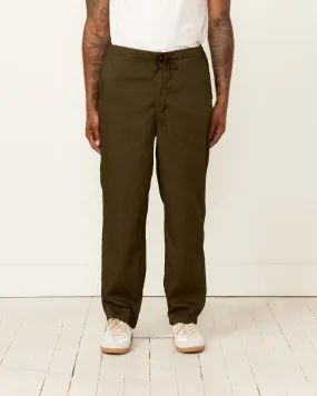 Garment Dye Easy Pant in Dark Olive