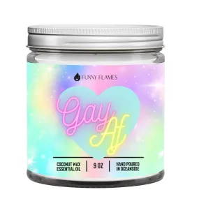 Gay Af Candle- LGBTQ gift, Pride Candle, Gay Pride, LGBTQ 