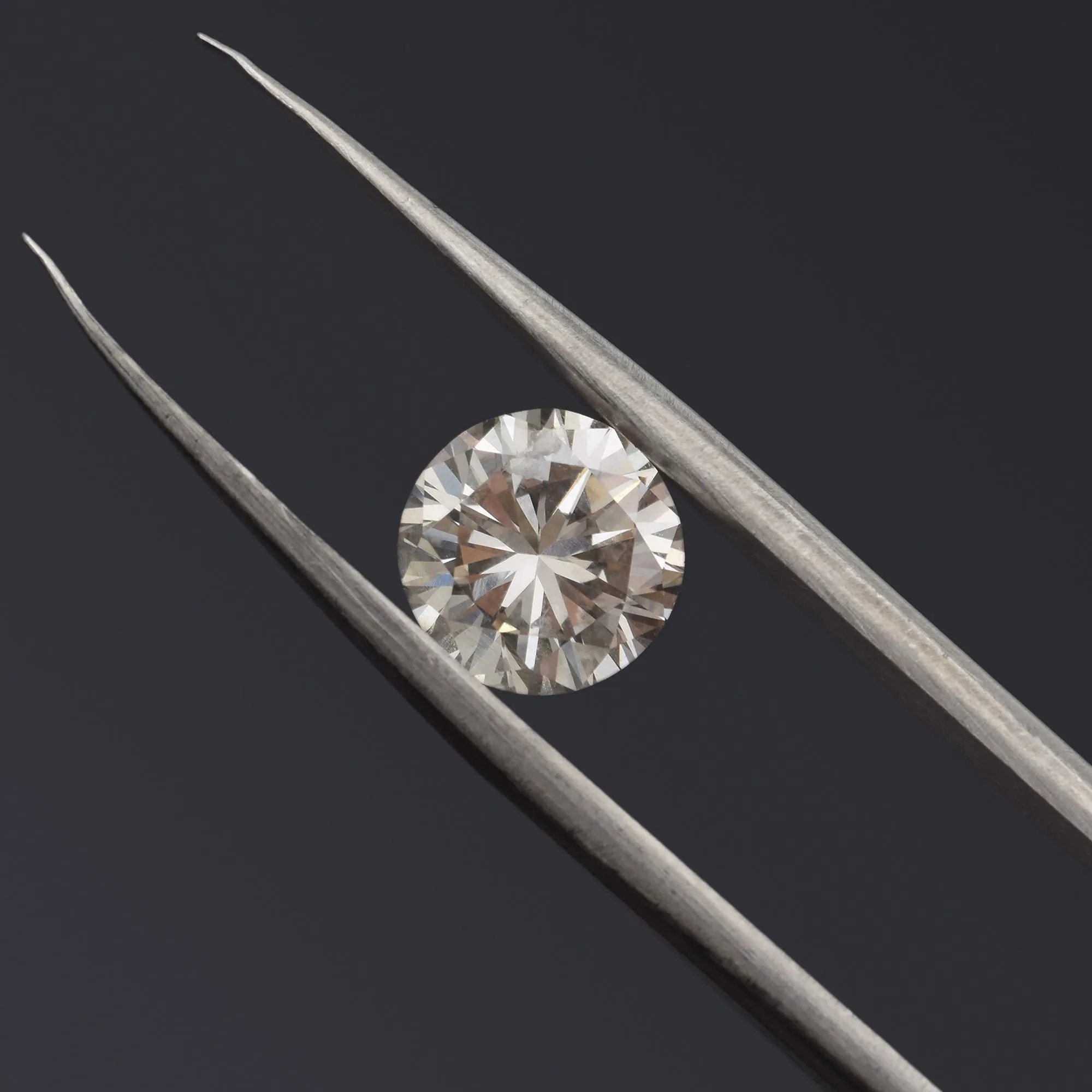 GIA Certified Loose 1.07 Ct O-P VVS2 Round Brilliant Diamond 6.47-6.57x4.06 mm