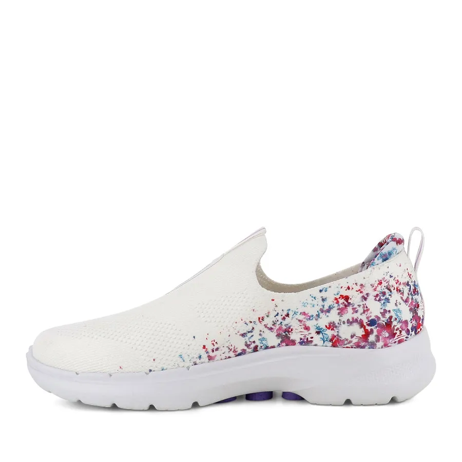 GO WALK 6 FLORAL SUNRISE  - WHITE MULTI