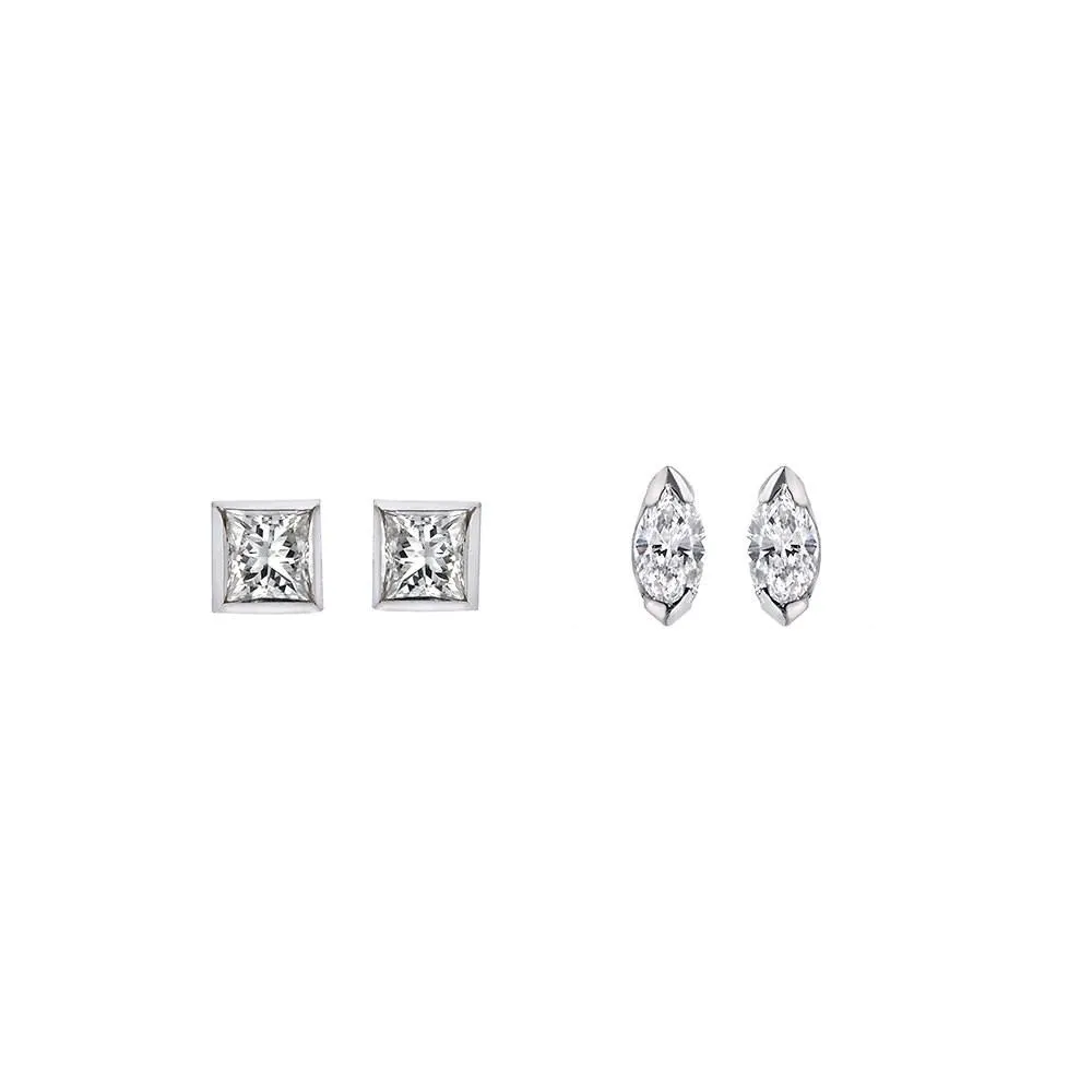 Itty Bitty Mini Diamond Stud Earrings