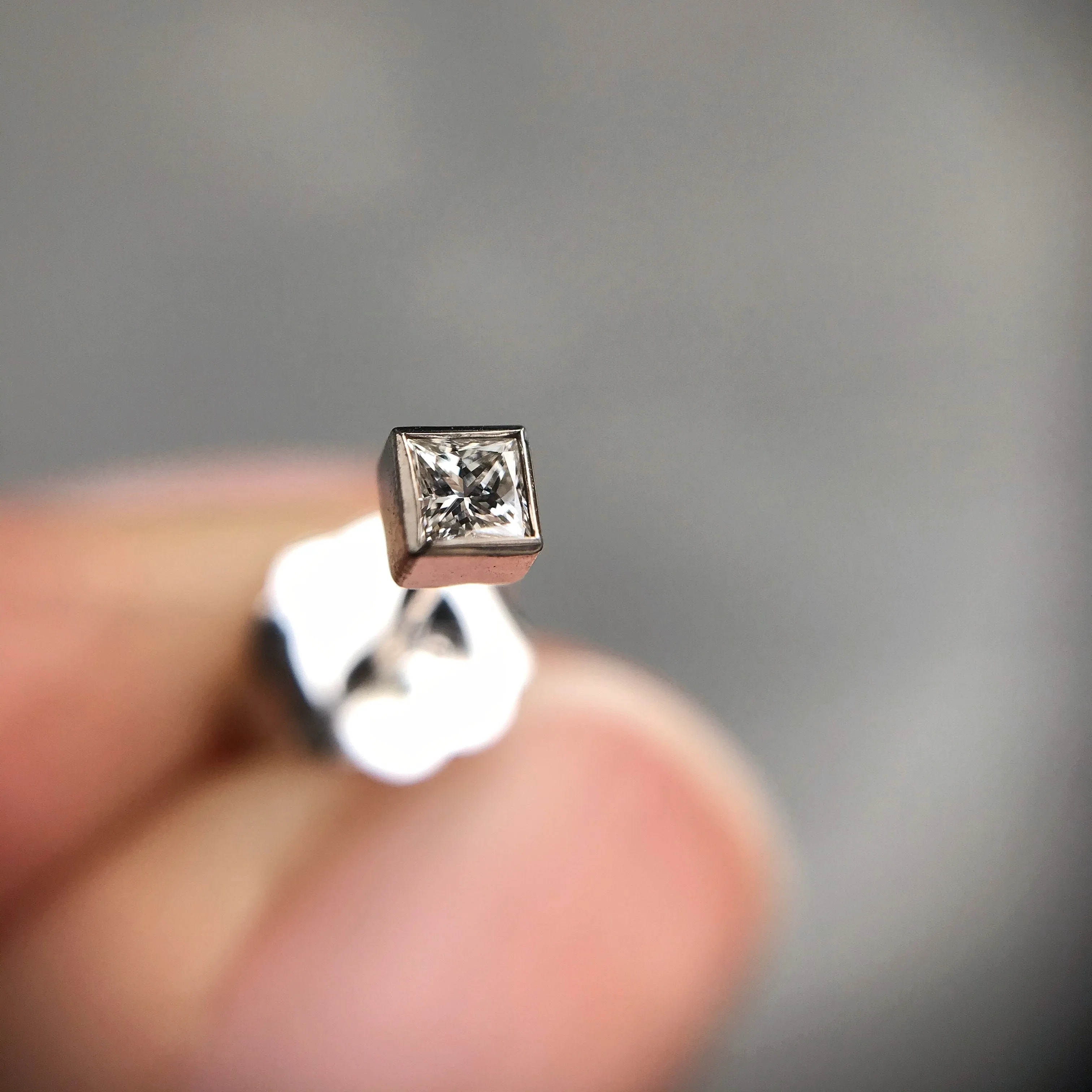 Itty Bitty Mini Diamond Stud Earrings