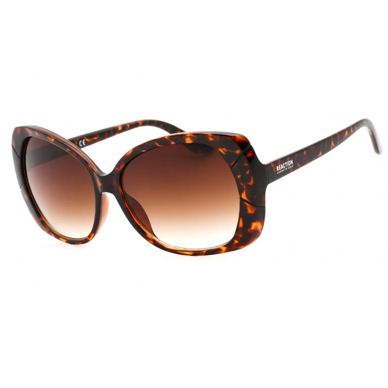 Kenneth Cole Reaction KC2841 Sunglasses Dark Havana / Gradient Brown Women's