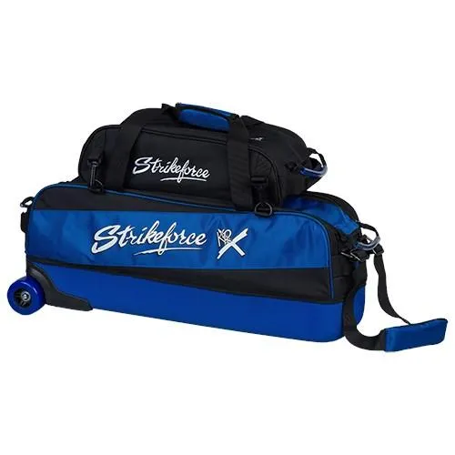 KR Strikeforce Fast Slim Triple Roller Royal Bowling Bag