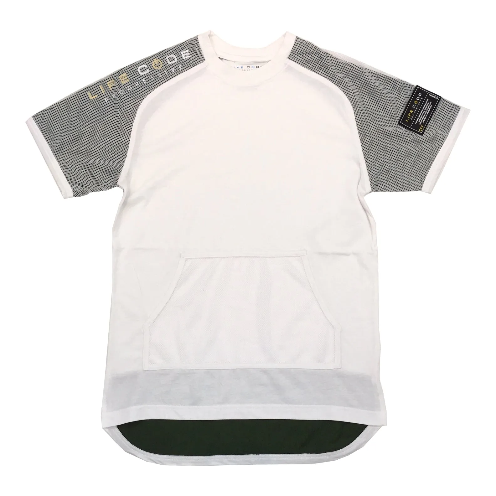 Life Code Meshed Pocket Tee (Olive)