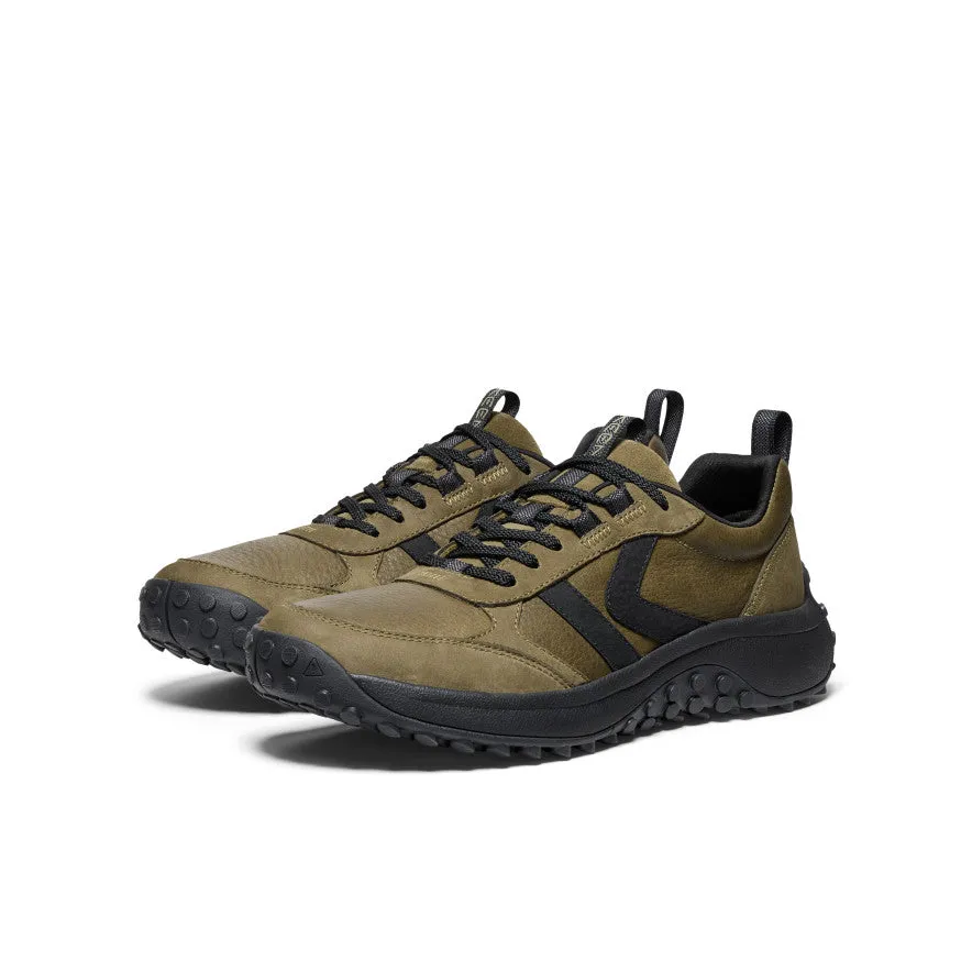 Men's KS86 Leather Sneaker  |  Dark Olive/Black