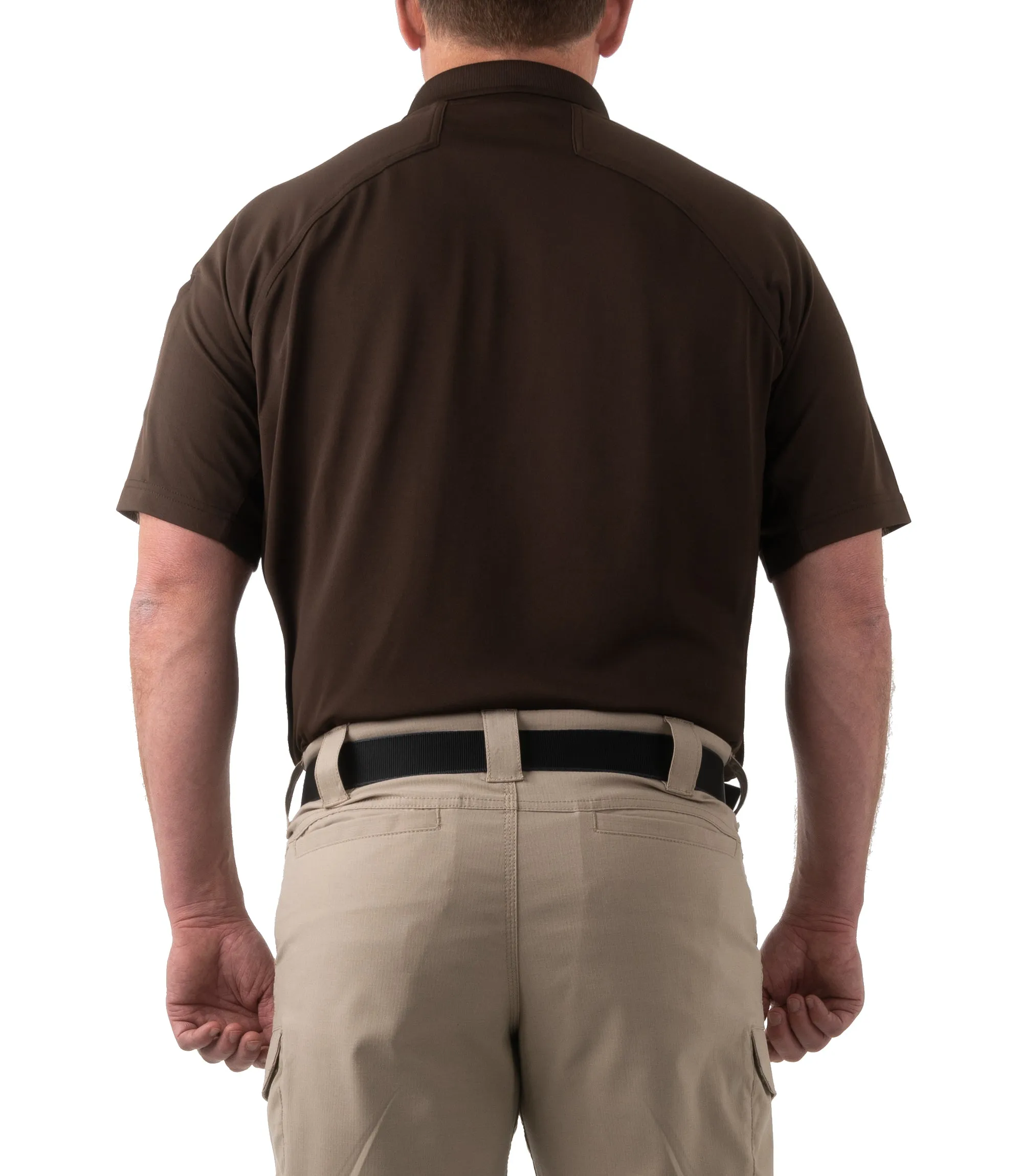 Men's Performance Short Sleeve Polo - Kodiak Brown