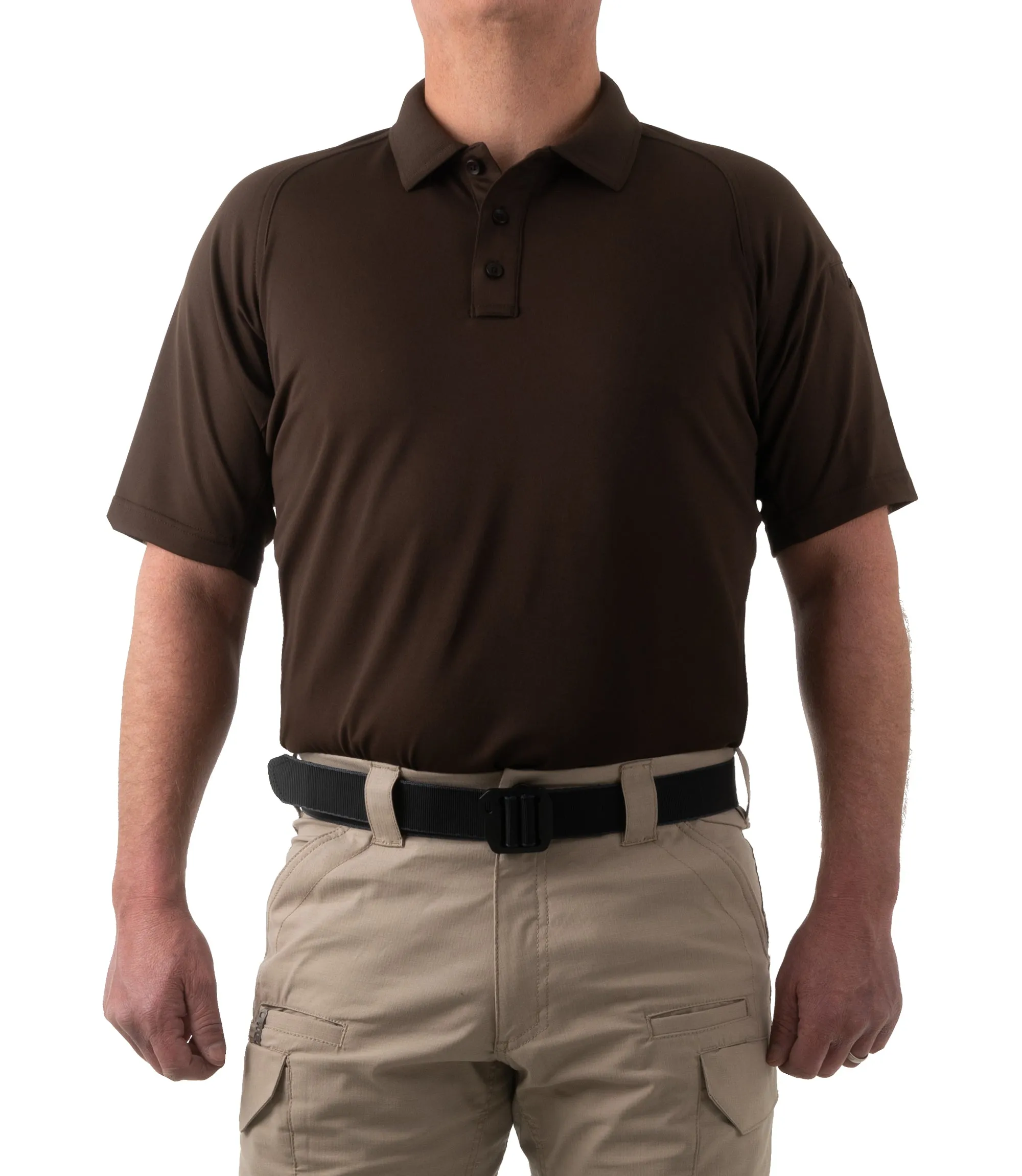 Men's Performance Short Sleeve Polo - Kodiak Brown