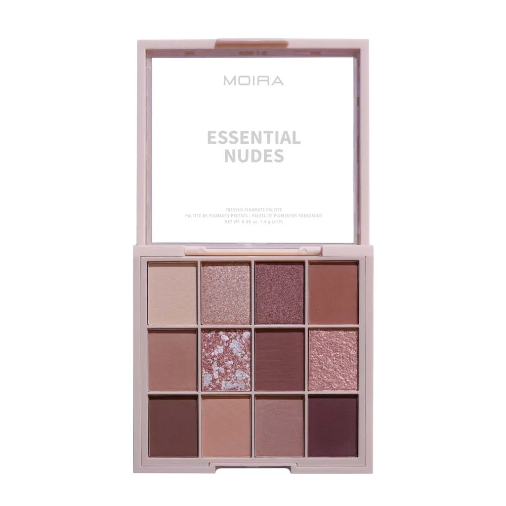 MOIRA Essential Nudes Paleta de Sombras 12 Tonos