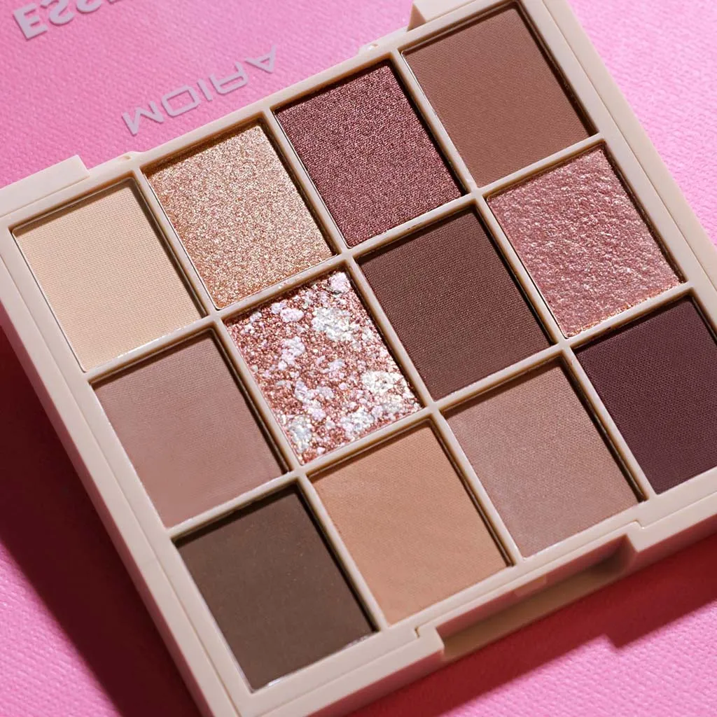 MOIRA Essential Nudes Paleta de Sombras 12 Tonos