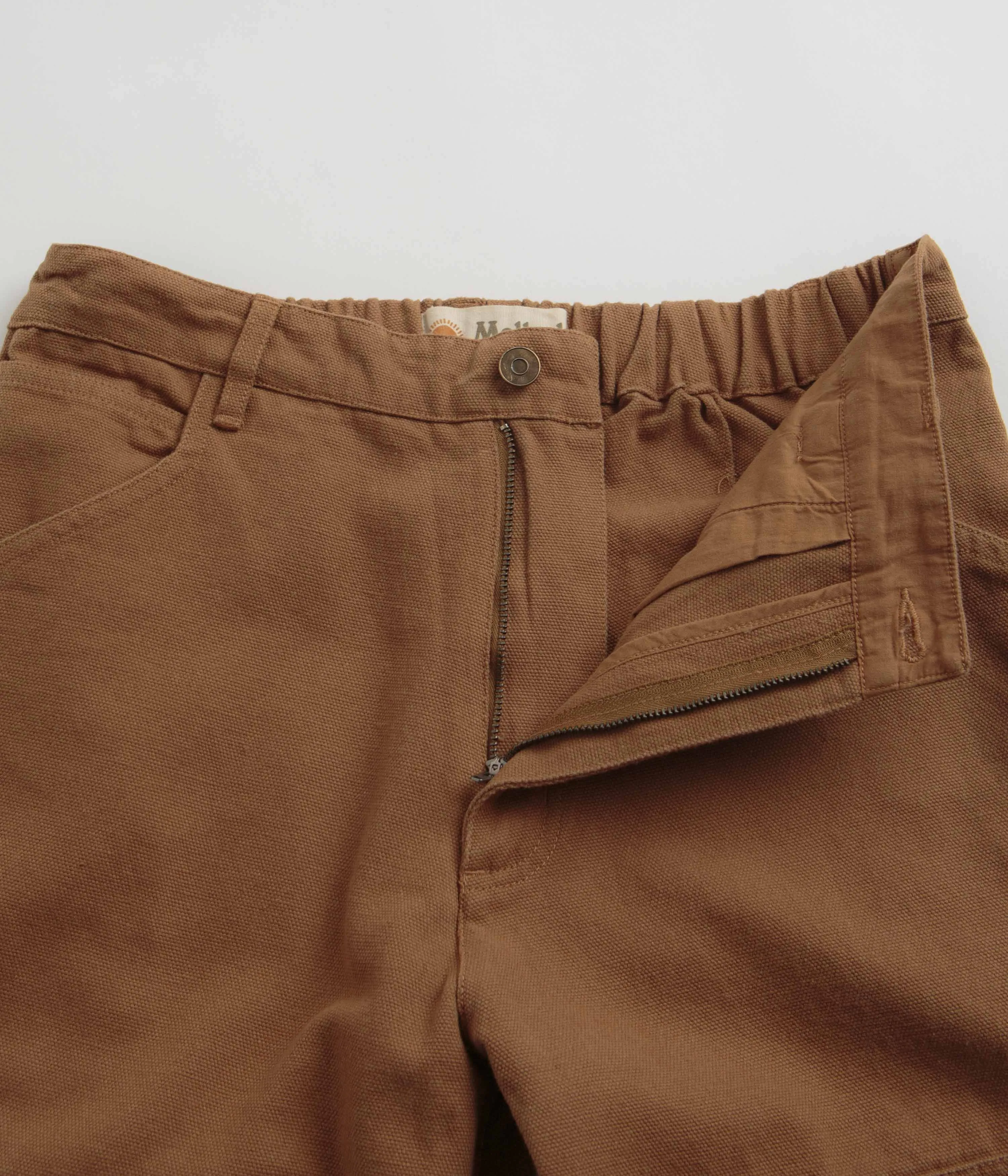 Mollusk Canvas Work Pants  - Almond