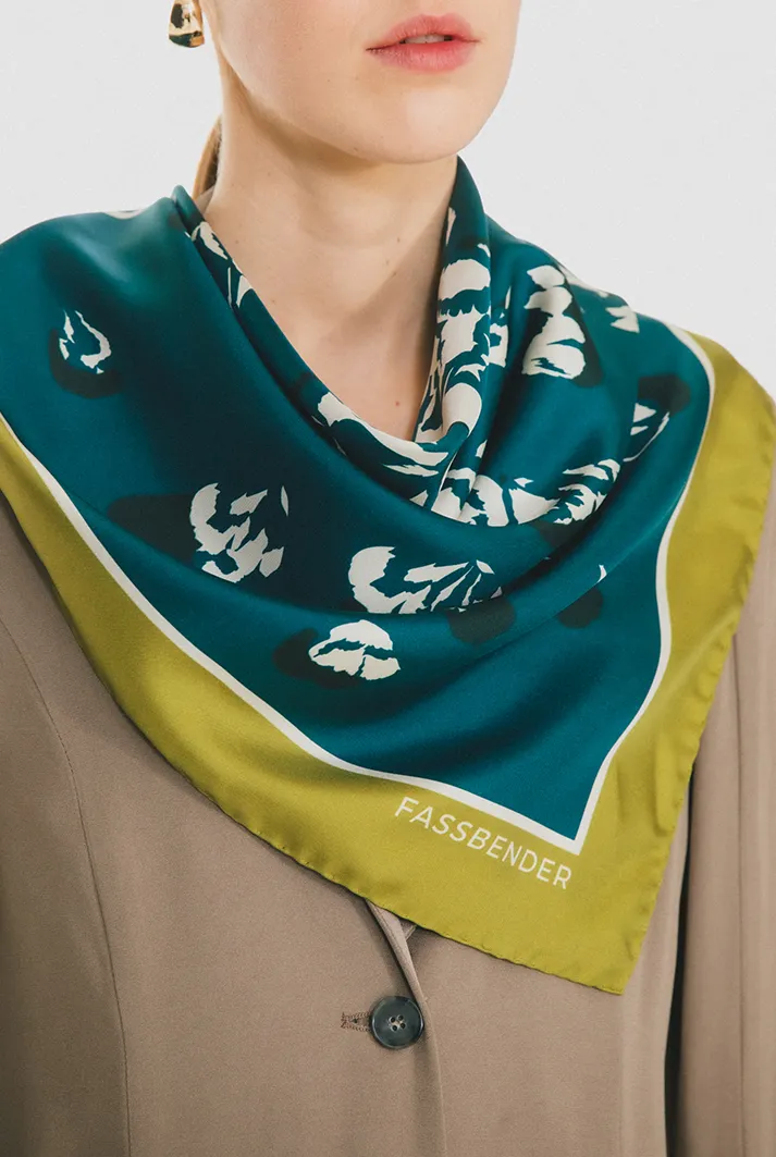 Oasis Pistacchio Silk Scarf