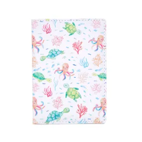 Passport Case Turtle Octopus White