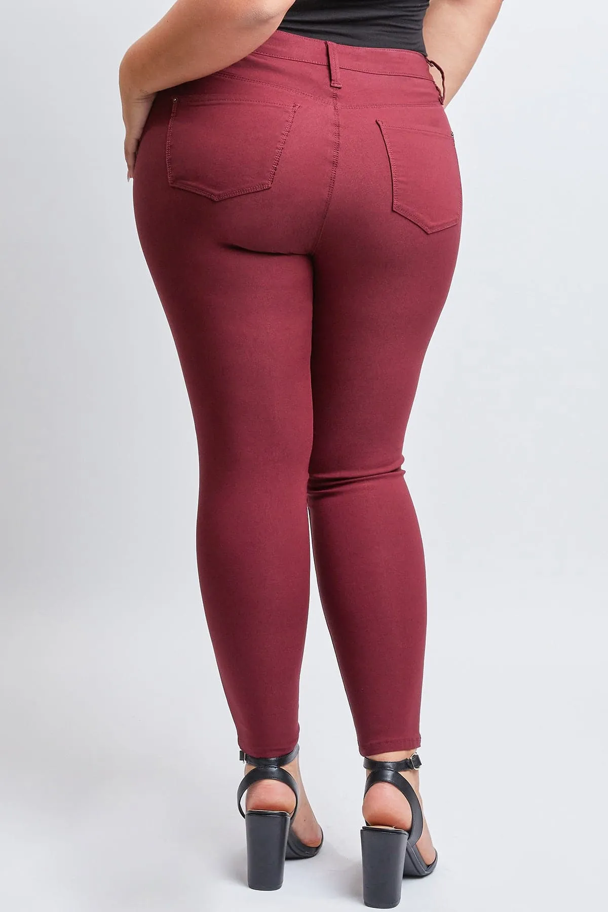 Plus Size Women's Hyperstretch Forever Color Skinny Pants - Warm Tones