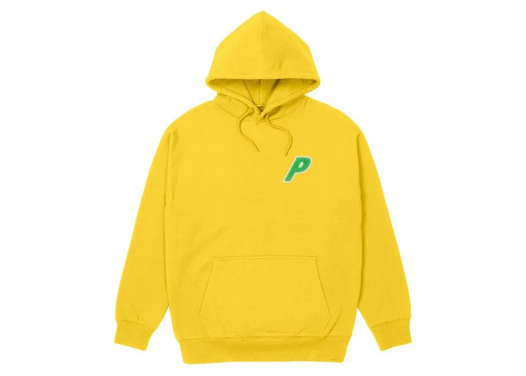 "Palace Tri-Chenille Hood (FW21) Yellow"