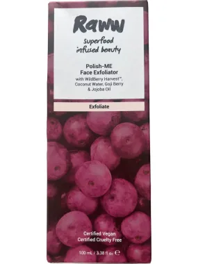 Raww Superfood Infused Beauty Polish-ME Face Exfoliator 100ml