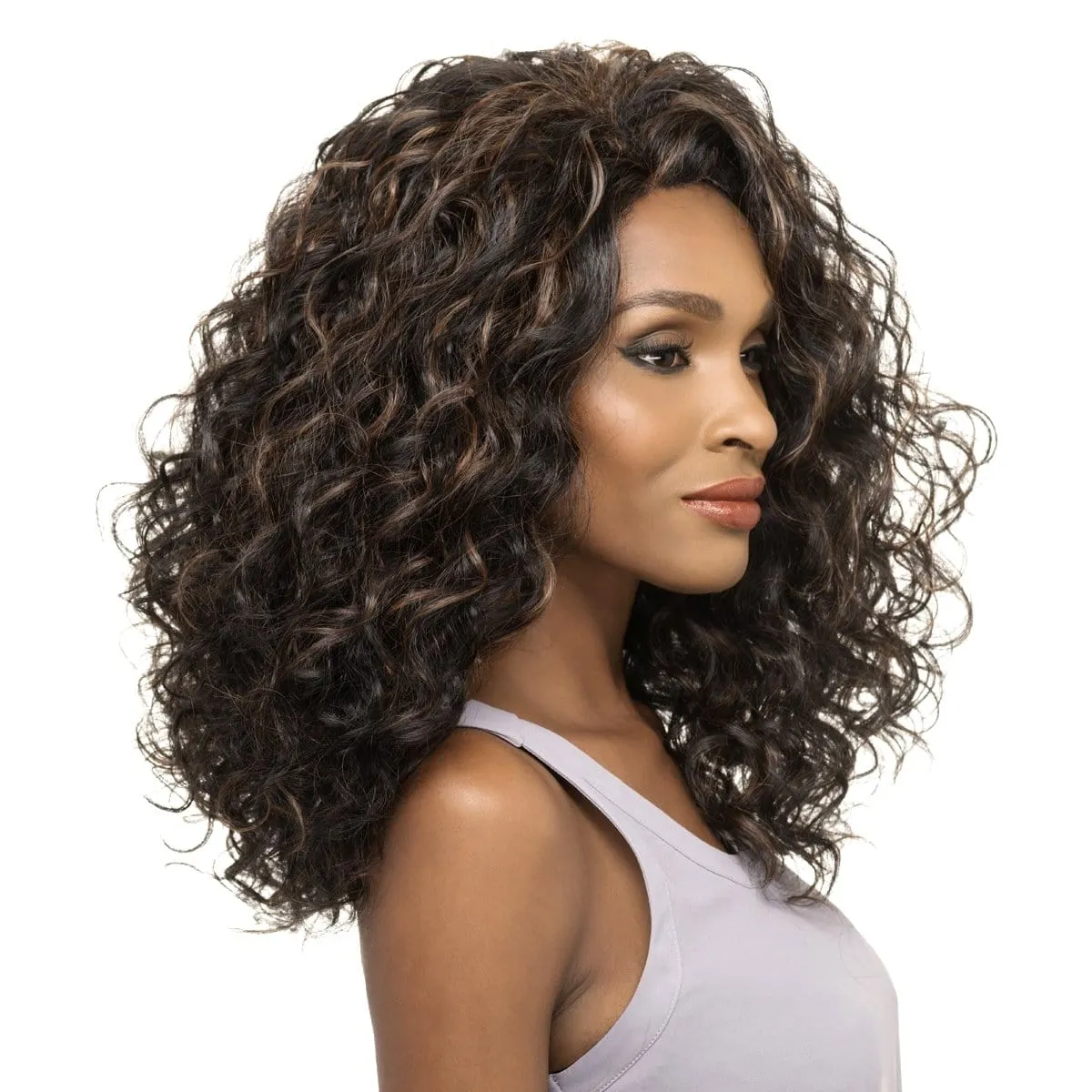 RENAE | Synthetic Natural Baby Hair Swiss Lace Front Wig